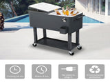 87.5*91*38.5cm 80QT Rectangular Plastic Box Iron Foot Tube Refrigeration and 29564569