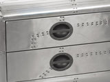 Aluminum 2-Drawer End Table B062P209061