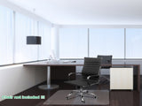 PVC Dull Polish Chair Mat Protection Floor Mat 90x120x0.2cm Rectangular 73468178