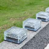 ZNTS Outdoor Solar Lights for Charming Yard Glow / set of 6,Ice Brick Light 98025252