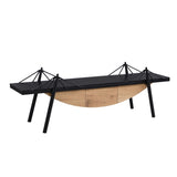 Sailboat-Shaped TV Stand, 70.87 inch Modern Entertainment Center with Drawer, MDF Wood Media Console W2317P253445