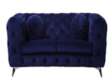 Atronia Blue Velvet Loveseat B2726P280174