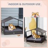 ZNTS Dog Bed/ Dog House / Rattan Pet Sofa （Prohibited by WalMart） 91663211