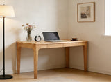 Solid Wood Desk with Drawers, Standing Desk with Smooth Edges, Home Office Desk for Small Spaces, 94318525