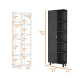 Los Angeles Linen Cabinet, Five Shelves, One Cabinet, Divisions B128P148736