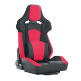 Universal PVC Bucket Style Reclinable Sport PU Leather Simulator Racing Seat with Adjustable Lock W3229P339718