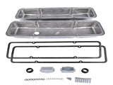 Polished Aluminum Finned Short Valve Cover Fits for SBC Small Block Chevy 350 1958-1986 52519792