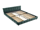 Queen Size Upholstered Bed ,comfortable upholstered bed frame, Chenille fabric, with headboard and W487P235285