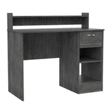 ZNTS Manaos Writing Computer Desk , Multiple Shelves, One Drawer B070P188824