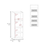 ZNTS Milwaukee Medicine Cabinet, Two Shelves, Single Door Cabinet, Two Interior Shelves B128P148747