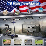 SOLAX 4-Wheel Remote Folding Mobility Scooter for Adults and Seniors, super lightweight and compact GL-W2923P220473