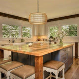 Rattan Farmhouse Chandelier Light Fixtures W2738P324209