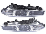 2PCS Front Left & Right HID/Xenon Headlights with AFS Fit for 2014-2018 BMW X5 F15 F85 63117317109 78076018