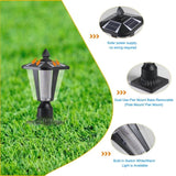 Solar Column Headlights With Dimmable LED W1340133335
