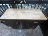 Mobile Kitchen Island Cart With 3 drawers W1820138608