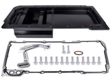 New Black Front Sump Oil Pan Kit Aluminum Fits for GM LS LS1 LS2 LS3 LS6 4.8L 5.3L 5.7L 6.0L 6.2L 91512721