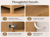 Arched Top Hall Tree with Bench and Shoe Storage,mudroom bench with storage,70.3"Arch Coat Rack with 81770398