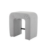 24'' Boucle stool Set of 2,Dining Chairs for Home Kitchen Island,Grey N780P187017G