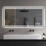 28*60inch LED Bathroom Vanity Mirror ,wall mirror,Anti-Fog, Dimmable,Shatter-Proof Tempered Glass, W2709P242514