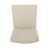 Contemporary Fabric Button Tufted 26 Inch Counter Stools, Set of 2, Beige 71254.00BGE