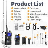 BAOFENG UV-5RH 10w GMRS Ham Radio with Long Range Walkie Talkies, Multifunctional Use, USB-C 76214788