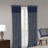 Jacquard Curtain Panel Pair B03598176