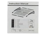 HT-100 x 96cm Household Application Door & Window Rain Cover Eaves Black Holder 29975683