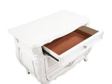 Opulence Modern Style 3-Drawer Night stand Made with Wood in Pearl White B009P240963