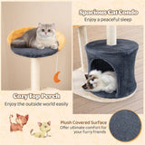 50 H Cat tree with sisal grab post and board 89082198