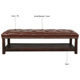 Bedroom End of Bed Bench Tufted Upholstered End of Bed Bench End of Bed Entrance Shoe Bench, 60" W68053159