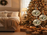 6PCS Set Christmas Ball Ornaments 3.9" Glass Hanging Balls for Tree Decor Holiday Party Set FBA 95151173
