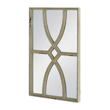 16" x 23" Rectangular Wooden Wall Mirrors with Distressed White Frame, Vertical or Horizontal, Home W2078124317