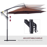 ZNTS Outdoor beach umbrella/Patio Offset Umbrella （Prohibited by WalMart） 62086373