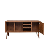 TV Stand Use in Living Room Furniture with 1 storage and 3 shelves Cabinet W331P247811