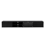 ON-TREND Modern APP Controlled LED TV Stand for TVs Up to 105'', Faux Marble Tabletop Media Console N721P171537B