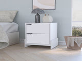 Ralston 2-Drawer Nightstand in White B062111737