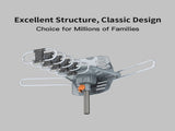 360-Degree Rotation UV Dual Bands 28-36dB Outdoor Antenna Install-free Guide without Stand 93863302
