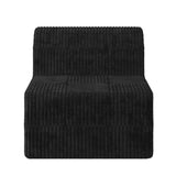 Single seat sofa Compressed Sectional Sofa Modern Minimalist Style Corduroy Couch, Sleeper Sofa for W487P230479