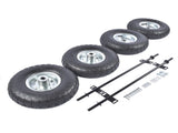 4PCS 10-Inch Pneumatic Tires Generator Wheel Kit Fit for Predator 9000 8750 6500 Watt Generator 32414382