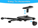 New-Universal Stroller Board with Detachable Seat, 2in1 Sit and Stand Stroller Glider Board for Most 33117985