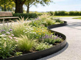 5-Pack Black Steel Landscape Edging with Rust-Resistant Finish 33909892