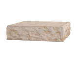 MgO Mid-Century Round Centre Table Vintage Faux Stone Sofa Pre-Modern Tables Beige 82667252
