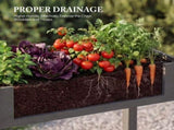Bed - Cedar Planter with Non-Woven Liner, Bottom Drainage, 30-Inch Height, 48 x 24 x 30 in Sizes for 98553321
