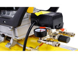 4.5HP Portable 13 Gallons Oil-Lubricated Air Compressor Tank Ultra Quiet Horizontal Tank Adjustable W46564403