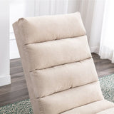 COOLMORE Linen Massage Chaise Lounge Indoor with Remote Control,Ergonomic Electric Massage Long W39539619