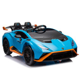 ZNTS Lamborghini Huracan Sto 24V Kids Electric Ride-On Drift Car: Speeds 1.86-5.59 MPH, Ages 3-8, Foam W1396P155010