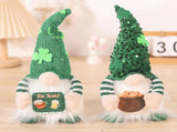 St Patricks Day Gnomes Plush with Light, 11inch St. Patrick's Day Irish Elf Tomte Gnome Decoration 53055988