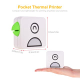 Inkless Photo Printer 203DPI Bluetooth Connection for Journal Crafts Travel Photos for Mobile Phone 36666060