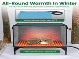 Large Heated Cat House for Outside,Outdoor Heated Pet Shelter for Cats, Constant Temperature Heating 84747723