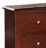 ZNTS Selma Nightstand With 2 Drawers Storage In Brown Finish SR014277